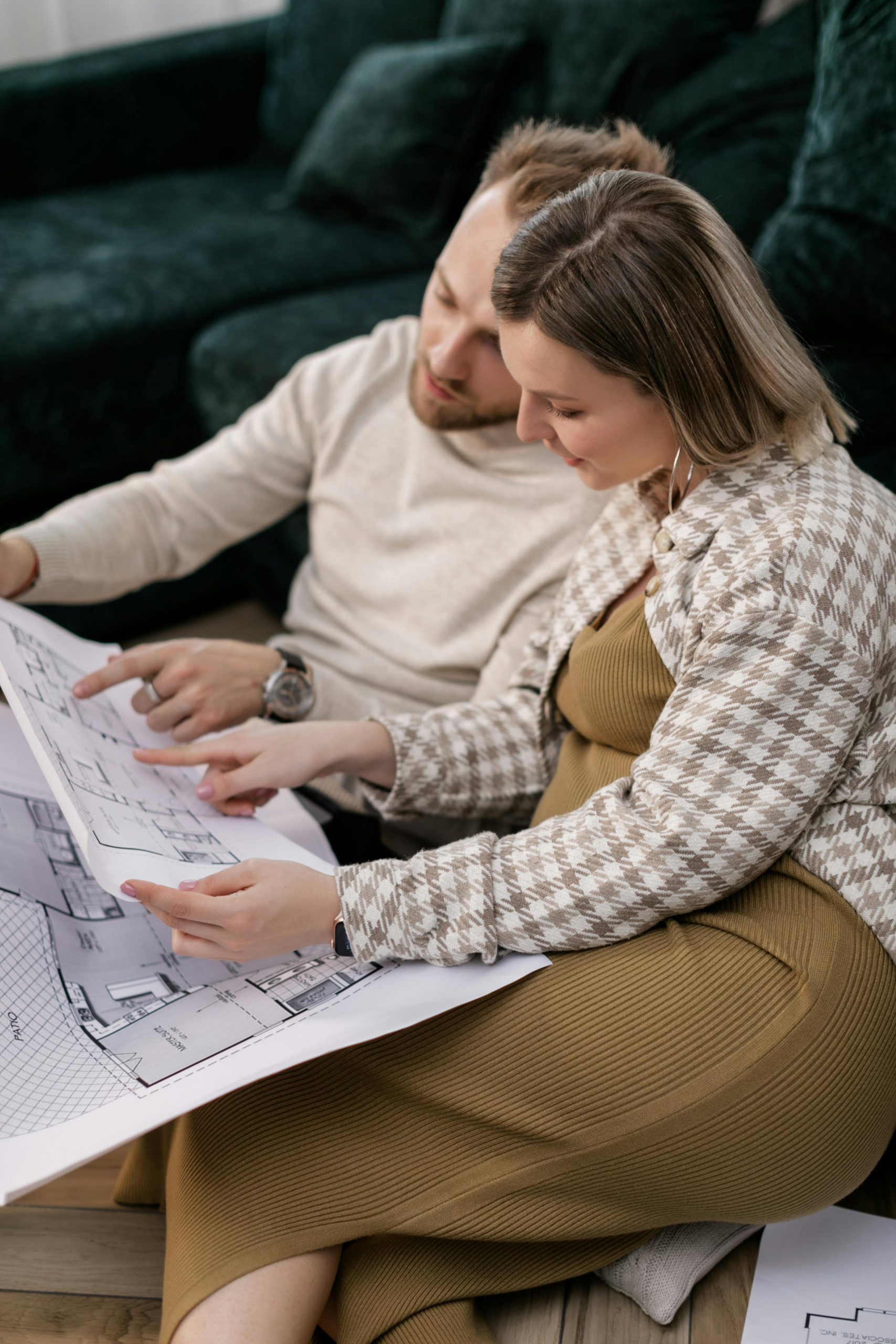 two people planning a business sale